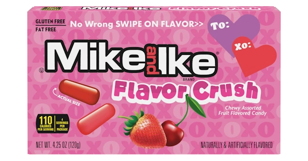 Mike & Ike Flavor Crush theater box candy.